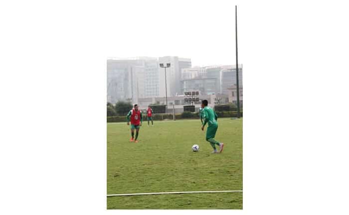 El Club Santos Laguna entrenó en las instalaciones de la Universidad Iberoamericana Ciudad de México