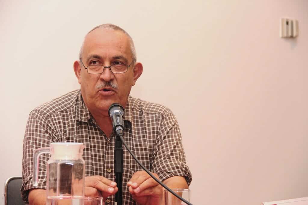 Benjamín Berlanga, profesor de la Universidad Campesina Indígena en Red.