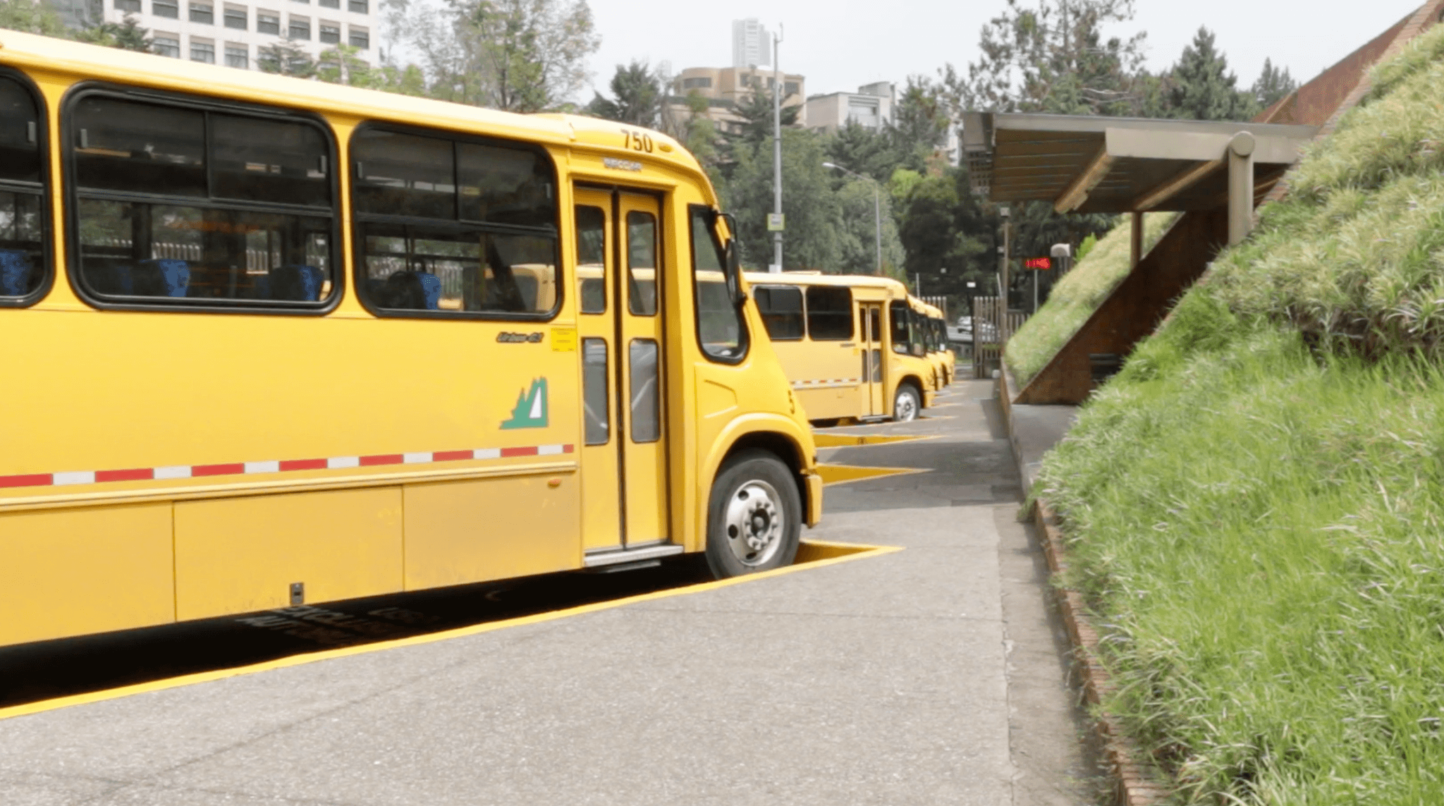 Iberobús es una red de autobuses que conecta al campus de Santa Fe (Alberto Hernández/IBERO).