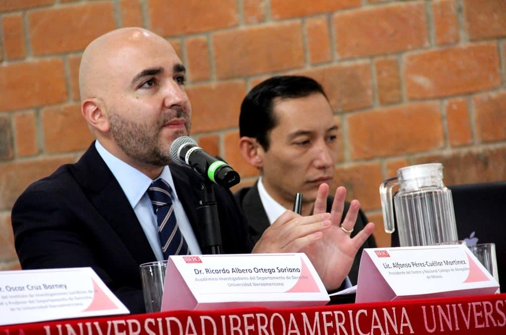 Lic. Alfonso Pérez-Cuéllar Martínez, presidente de Ilustre y Nacional Colegio de Abogados de México.