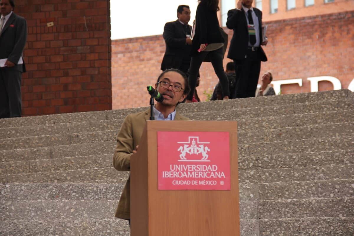 El coordinador operativo de IBERO TV, Kiyoshi Osawa (Valentina González/IBERO).