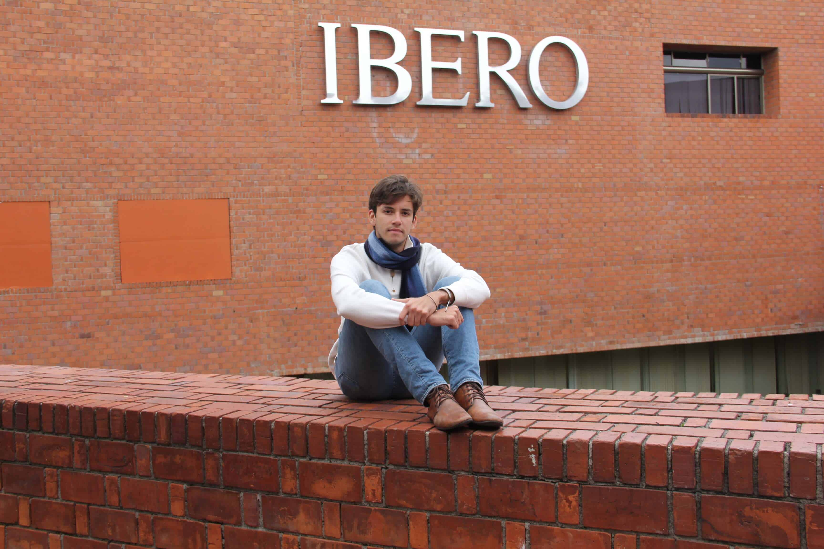 Luis Arroyo, estudiante del noveno semestre de la Licenciatura en Comunicación (Valentina González/IBERO).