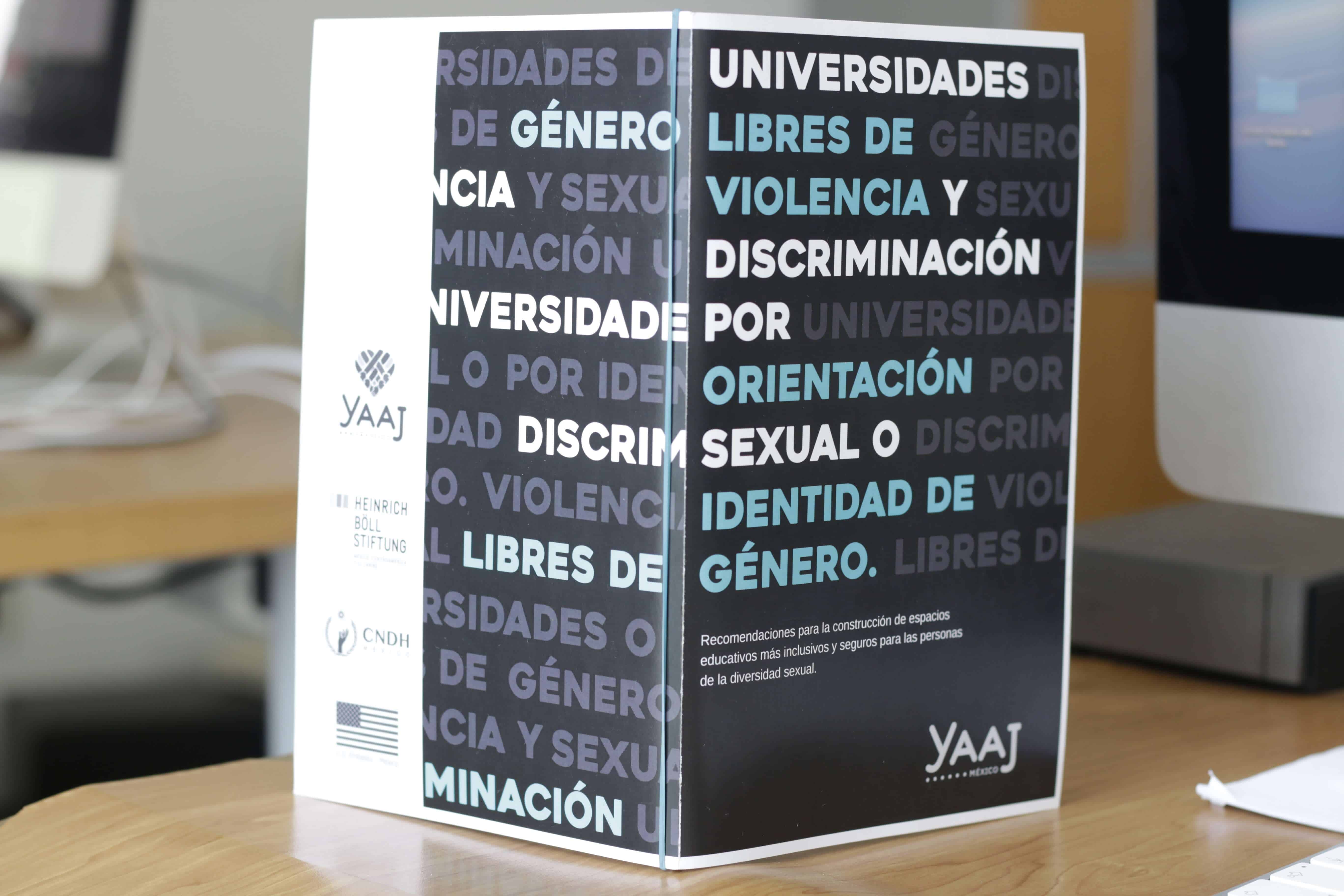 La guía 'Universidades libres de violencia y discriminación por orientación sexual o identidad de género' (Alberto Hernández/IBERO).