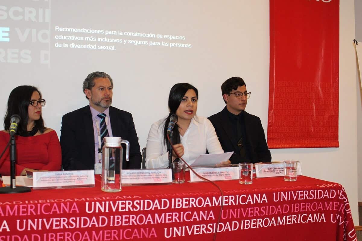 Marian Finck Carrales, representante de Plural IBERO (Valentina González/IBERO).