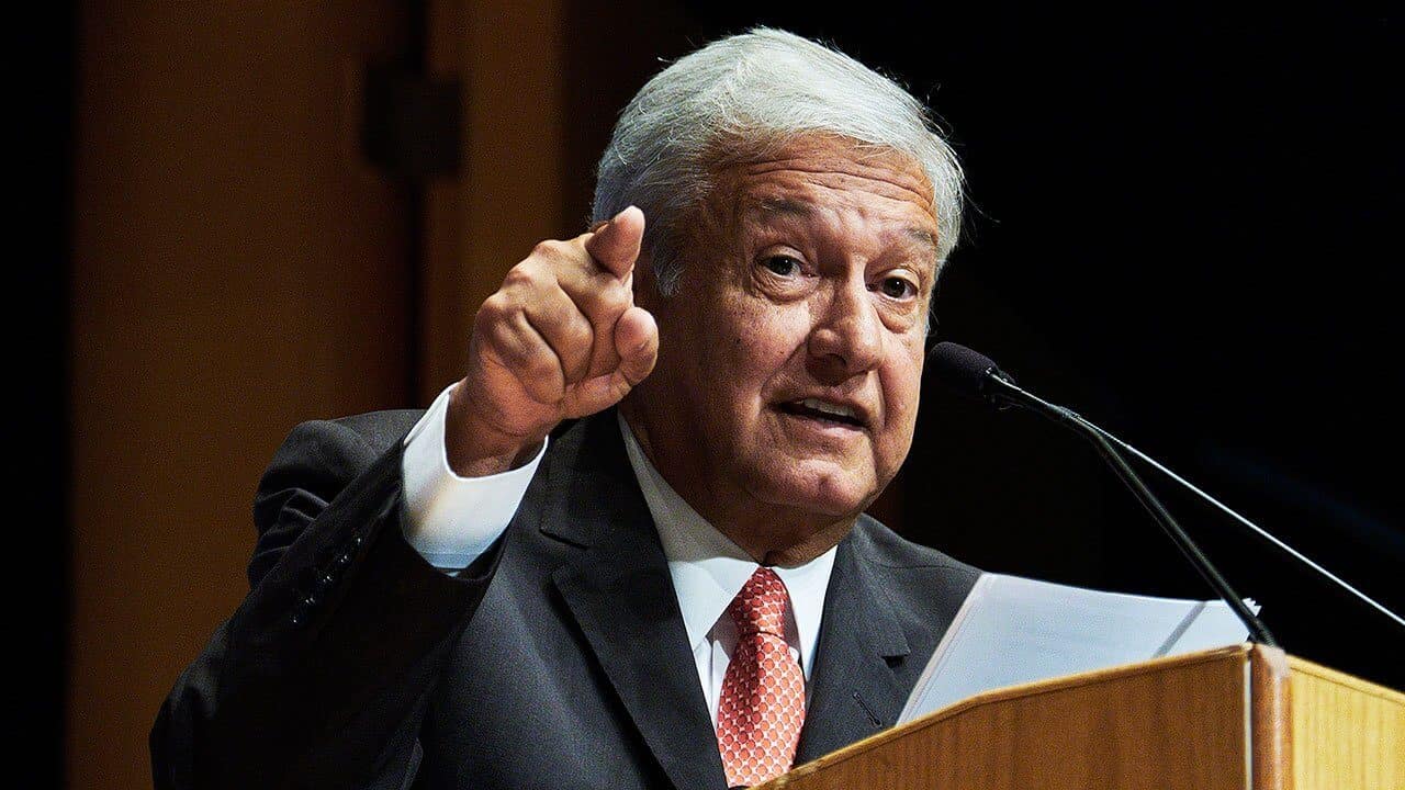 Andrés Manuel López Obrador, candidato presidencial de Morena-PES-PT (Tomada de Forbes).