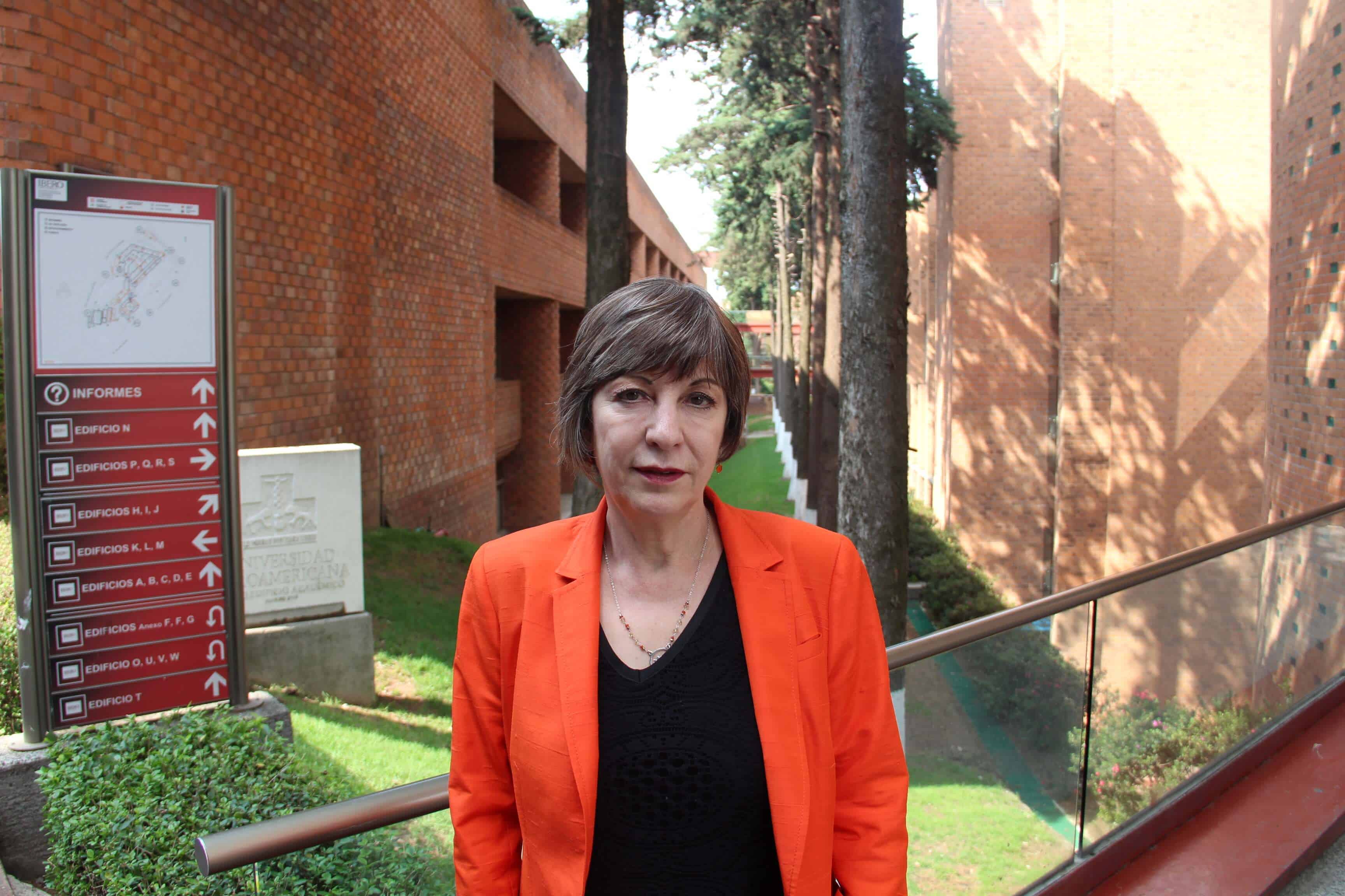 Mtra. Rocío Gutiérrez, coordinadora de la Maestría en Administración (Valentina González/IBERO).