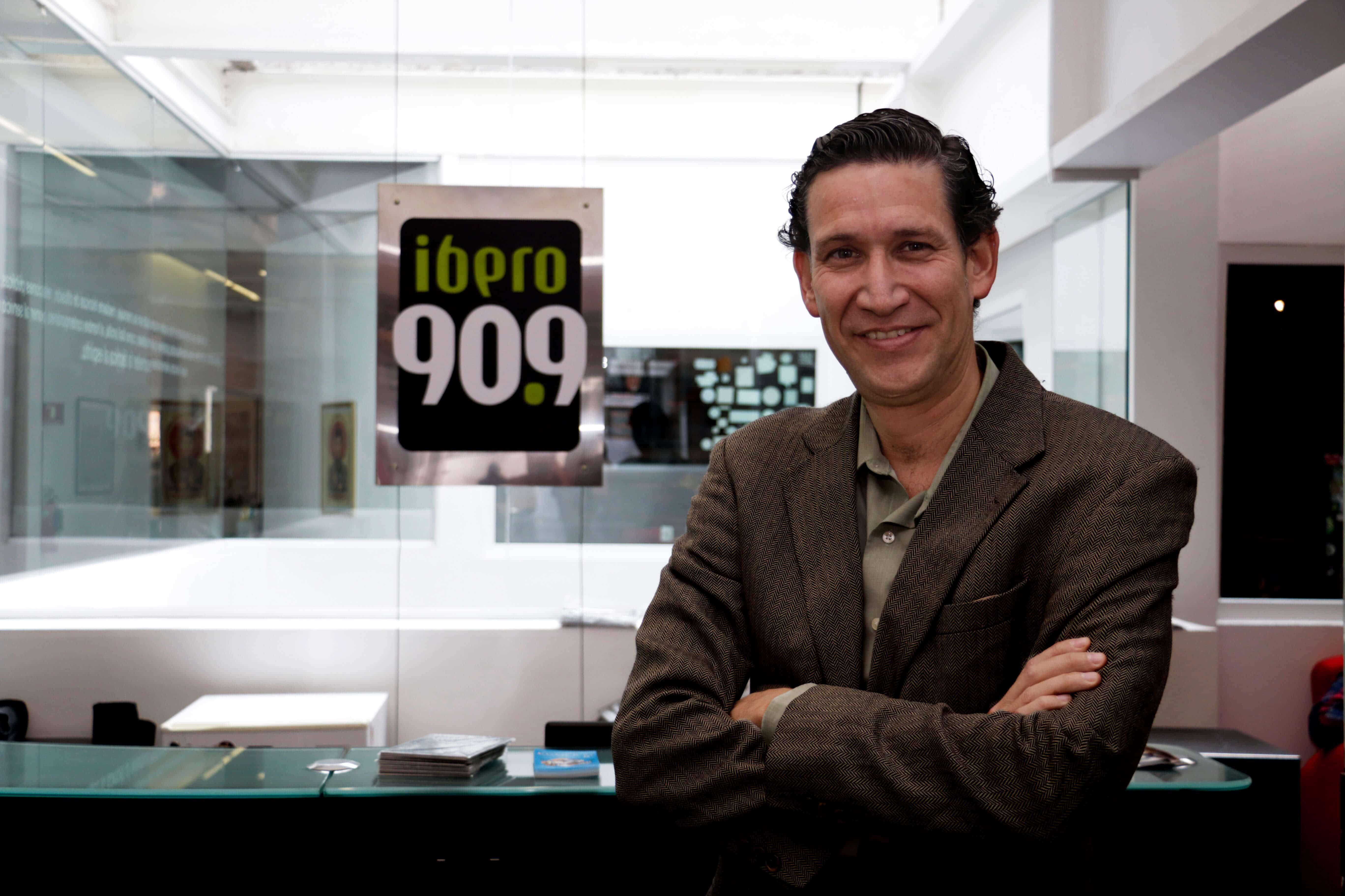Alejandro Cárdenas, nuevo director de IBERO 90.9 (Alberto Hernández/IBERO).