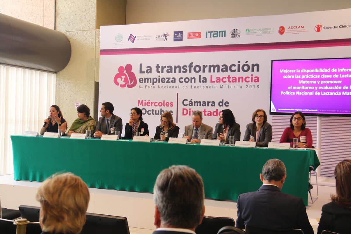 Expertos participaron en el 6to. Foro Nacional de Lactancia Materna 2018 (@CanalCongreso).
