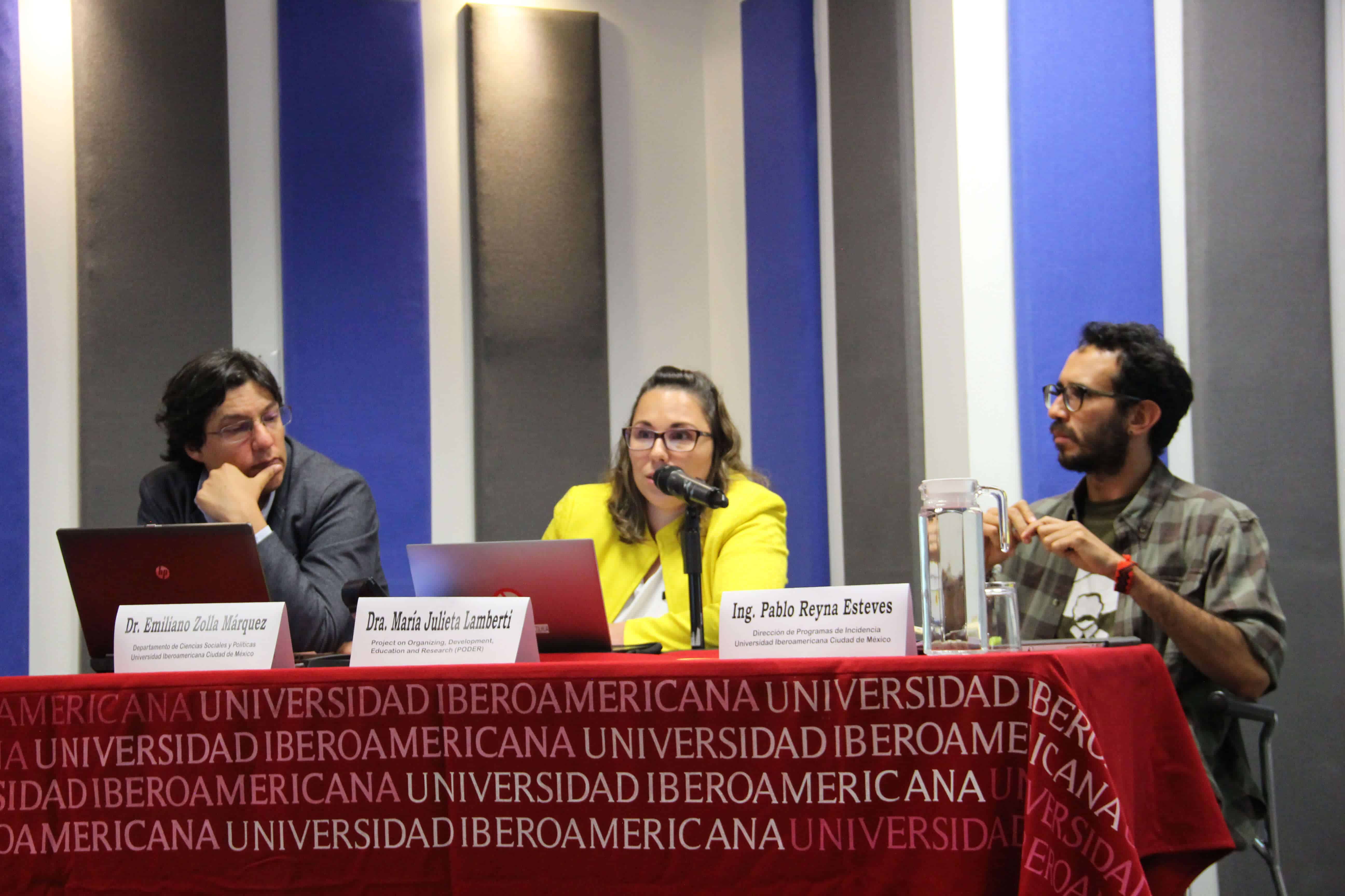 María Julieta Lamberti, Coordinadora de investigación de Project on Organizing, Development, Education, and Research (Poder) (Valentina González/IBERO).