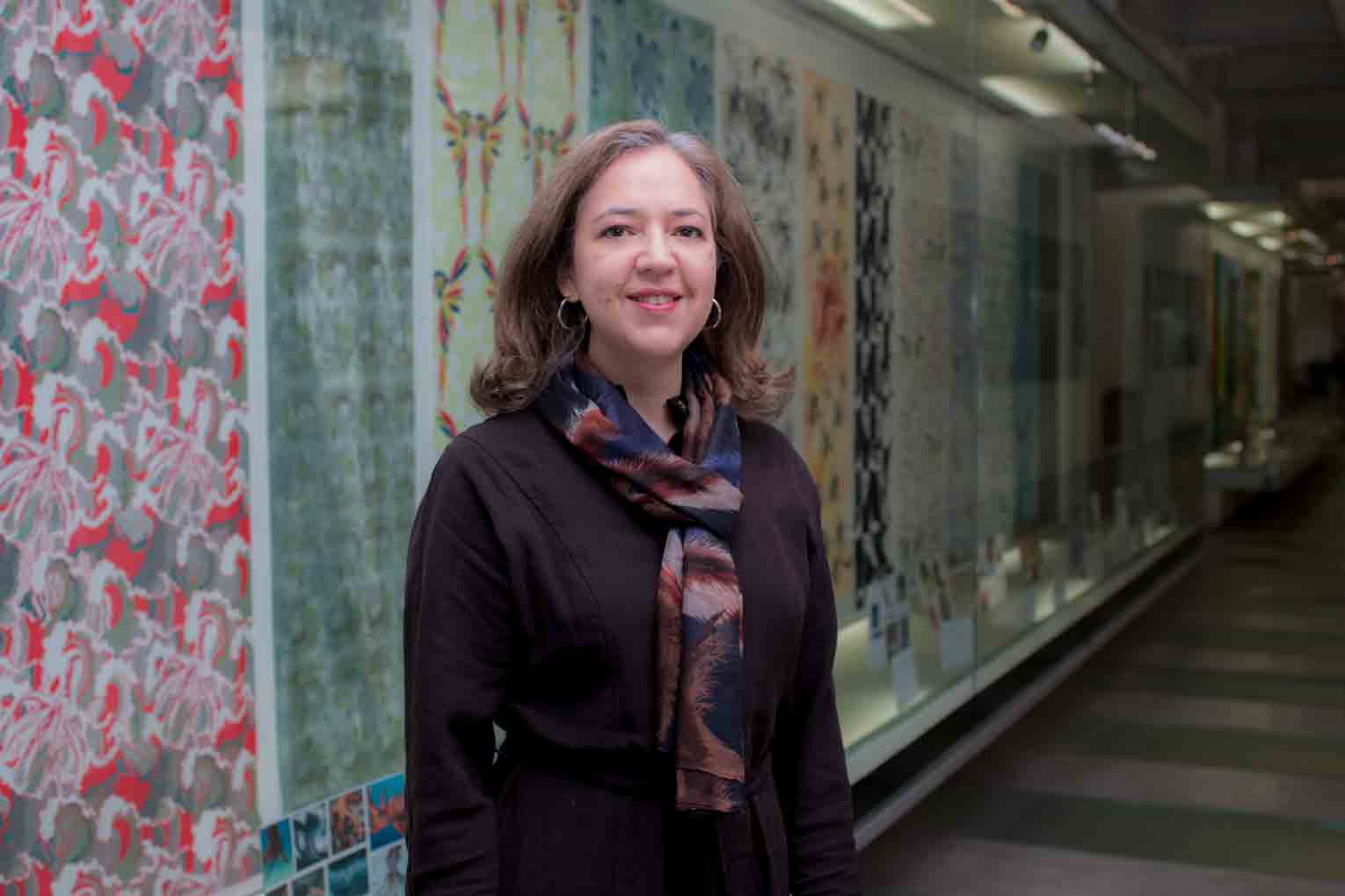 Mtra. Ana Paola Ruiz Calderón, coordinadora de Diseño Textil y Diseño de Indumentaria y Moda (Alberto Hernández/IBERO).