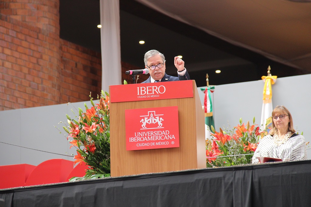 El Rector de la IBERO el Mtro. David Fernández Dávalos, S. J. (Valentina González/IBERO).
