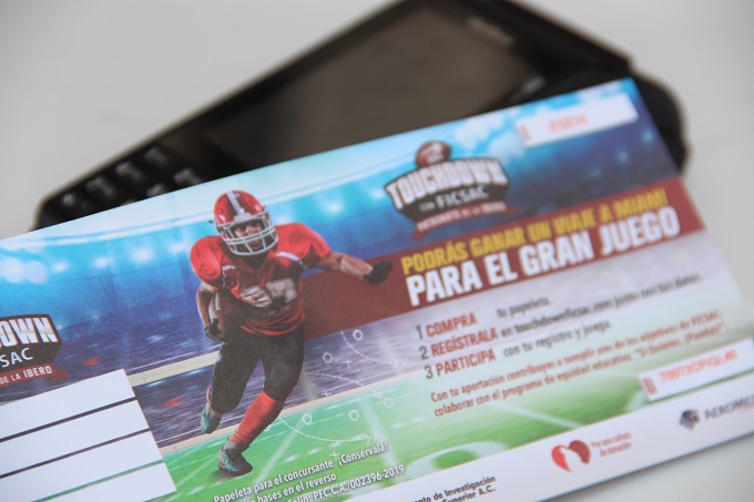 Compra tu papeleta y ‘Haz Touchdown con FICSAC’.