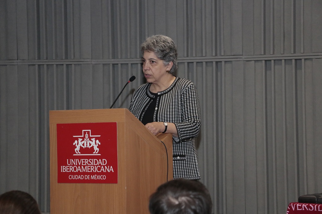 Mtra. Sonia Fernández Orozco, directora de Cooperación Académica (Alberto Hernández/ IBERO).