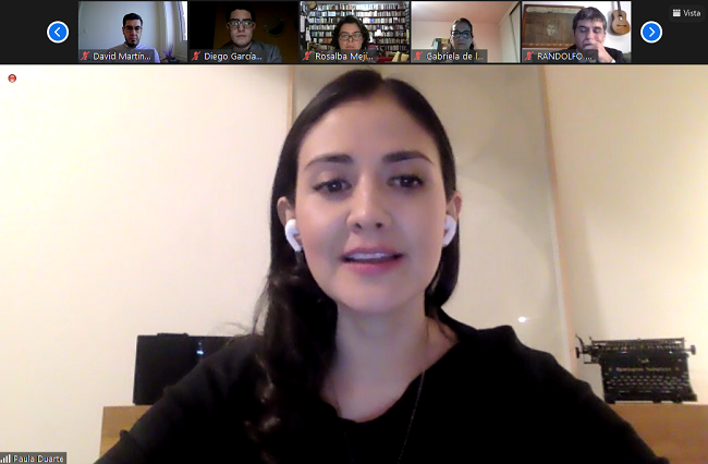 Mtra. Paula Duarte, coordinadora general del ILM.