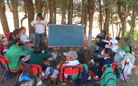 Alrededor del 40% de las escuelas primarias del país son multigrado (Tomada de @ceci_berlanga).