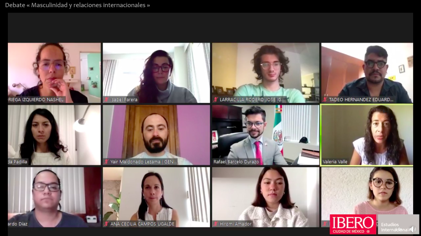 El evento 'Masculinidad & Relaciones Internacionales' fue organizado por el estudiantado del Departamento de Estudios Internacionales.