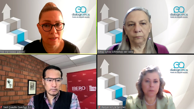 Participantes a la 'Presentación del Índice de la Mejora Docente Ibero y del Indicador de Rendimiento Ibero'.