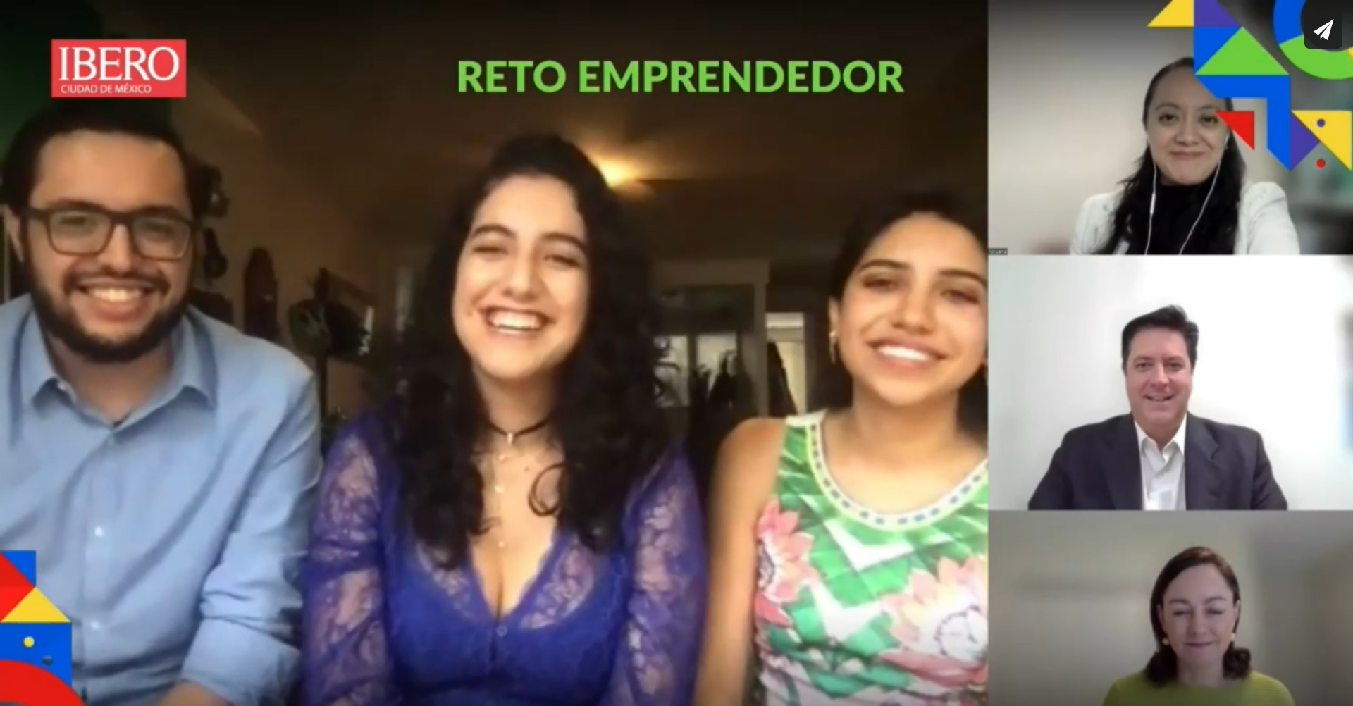 En recuadro grande, Rafael Bautista, Arleth Vega y Miranda Moreno integran 'Cuerpas de Vida'.