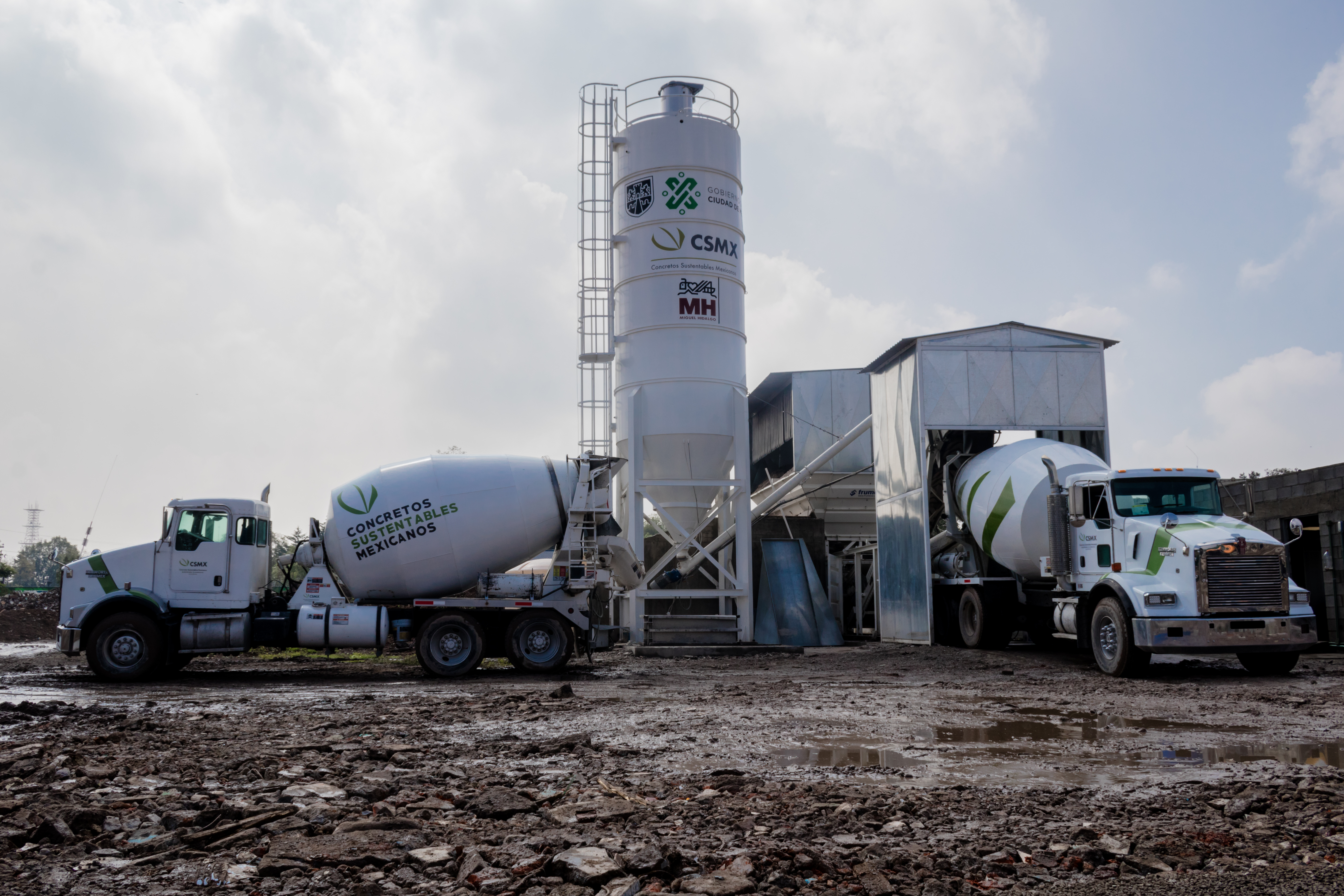 Inauguración del Centro Integral de Reciclaje de Residuos de la Construcción (Cirec), primera planta de Concretos Sustentables Mexicanos (Cortesía CSM).