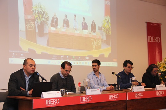 Dr. Eduardo Gamaliel Hernández, Mtro. Andrés Tortolero, Mtro. Héctor López, Dr. Jorge Ángel González y Dr. Lázaro Bustio.