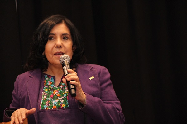 Dra. Hilda Patiño Domínguez, directora del Departamento de Educación.