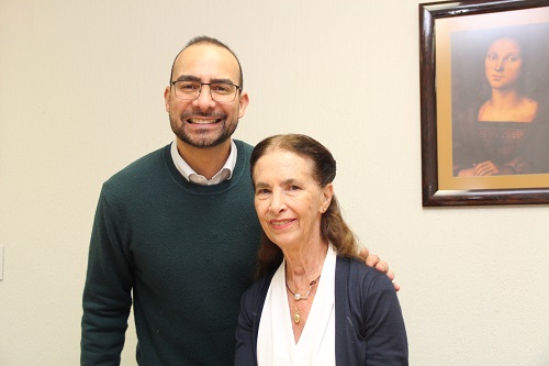 El Dr. Luis Arriaga Valenzuela, Rector de la IBERO, en compañía de la Dra. Amparo Espinosa Rugarcía.