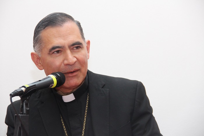 Mons. Carlos Enrique Samaniego López, obispo auxiliar de la Arquidiócesis de México.