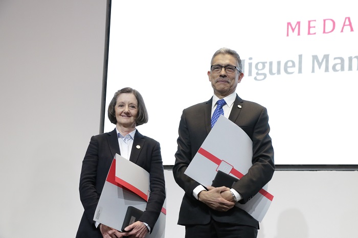 Dra. Patricia Espinosa y Dr. Jorge Ibáñez, acreedores a la Medalla Miguel Mansur Kuri.