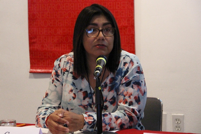 Dra. Alba Margarita Campos Buendía, investigadora de la Facultad Latinoamericana de Ciencias Sociales en México (FLACSO). (Foto: Yazmín Mendoza)