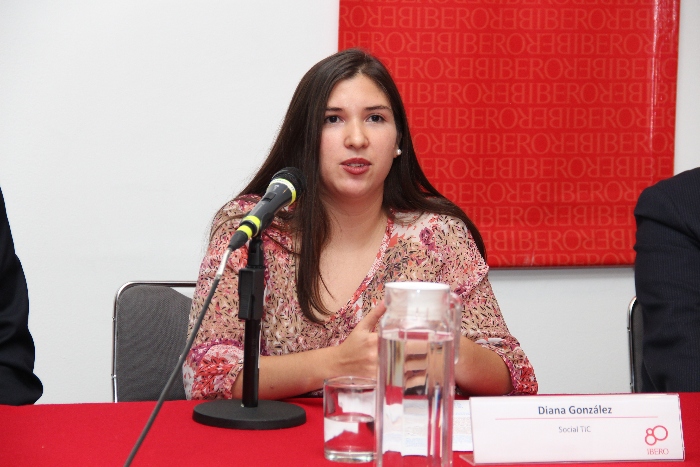 Diana González Lugo, investigadora digital de Social TIC e integrante de la Red AMI. (Foto: Yazmín Mendoza)