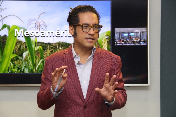 Mtro. José Luis Chicoma, Asesor Senior en Sistemas Alimentarios del Programa de las Naciones Unidas para el Desarrollo (PNUD). (Foto: Yazmín Mendoza)