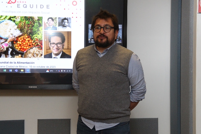 Dr. Juan Manuel Núñez, investigador del Centro Transdisciplinar Universitario para la Sustentabilidad (Centrus) de la IBERO. (Foto: Yazmín Mendoza)