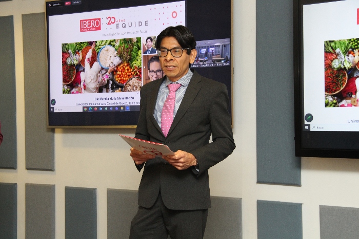 Dr. Mauricio Hernández Fernández, investigador del Instituto de Investigaciones para el Desarrollo con Equidad (EQUIDE) de la IBERO. (Foto: Yazmín Mendoza)