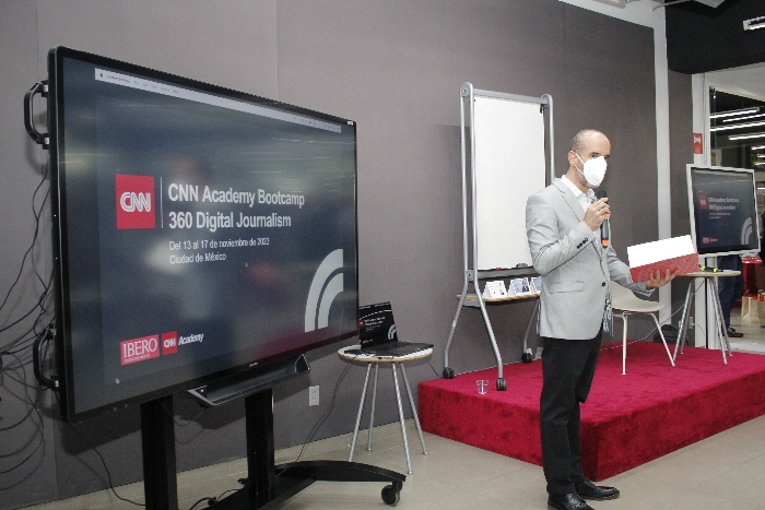 Efraín Quintero Cárabez, de Educación Continua. (Foto: Yazmín Mendoza)