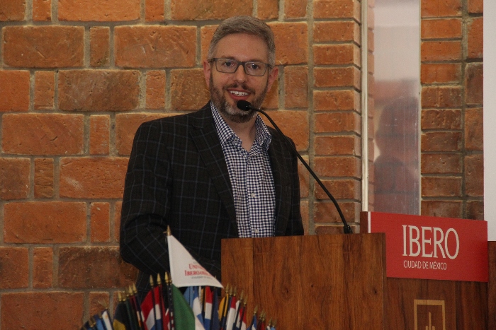 Mtro. Florian Dittman, Coordinador de Movilidad Estudiantil de la Universidad Iberoamericana. (Foto: Yazmín Mendoza)