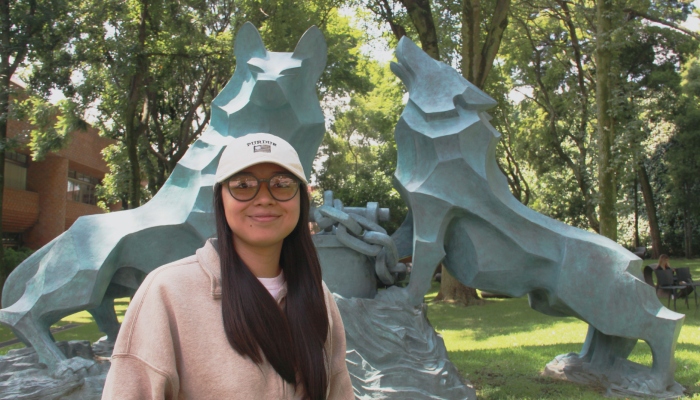 Karla trabajó en un proyecto sobre ciberseguridad.