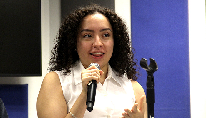 Lilian Paulina Trujillo Santoyo, estudiante de Negocios Internacionales (del anterior plan de estudios) de la IBERO.