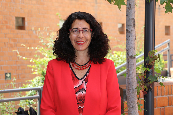 Dra. Valeria Marina Valle, Académica de Tiempo Completo con adscripción compartida en el Centro de Estudios Críticos de Género y Feminismos (Cecrige) y en el Departamento de Estudios Internacionales.