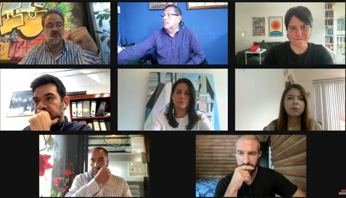 Durante la sesión “Militarización y reformas: nuestras preocupaciones y alertas”, organizada por el Programa de Seguridad Ciudadana de la IBERO CDMX.