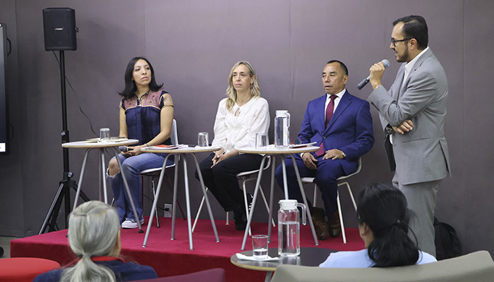 De izq. a der.: Daniela Sánchez, Silvia Emanuelli, Lucino Rangel y Ricardo Ortega.