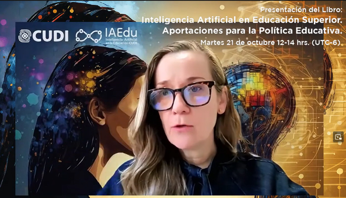 La Dra. Cimenna Chao subrayó que ninguna tecnología transforma por sí misma.